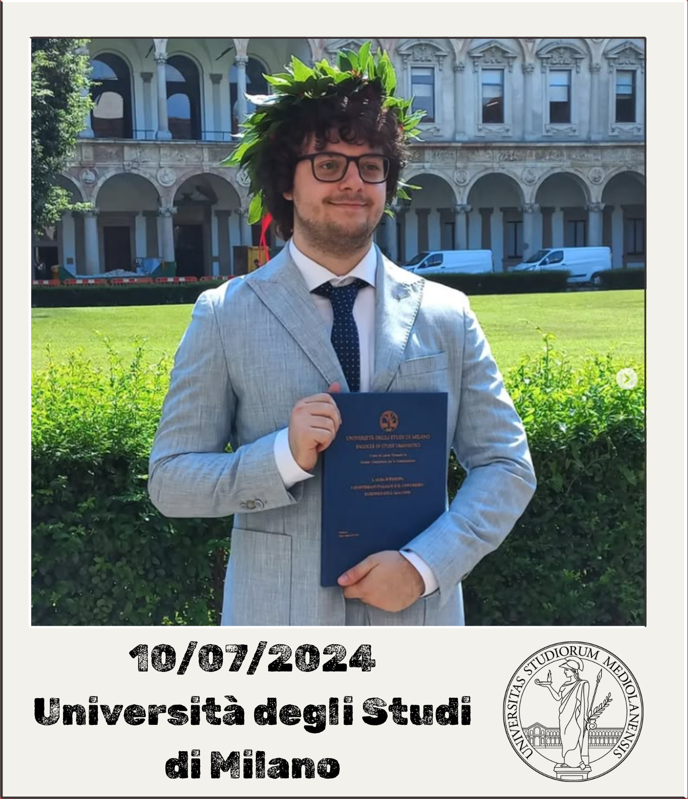 Foto laurea Matteo Cavaliere